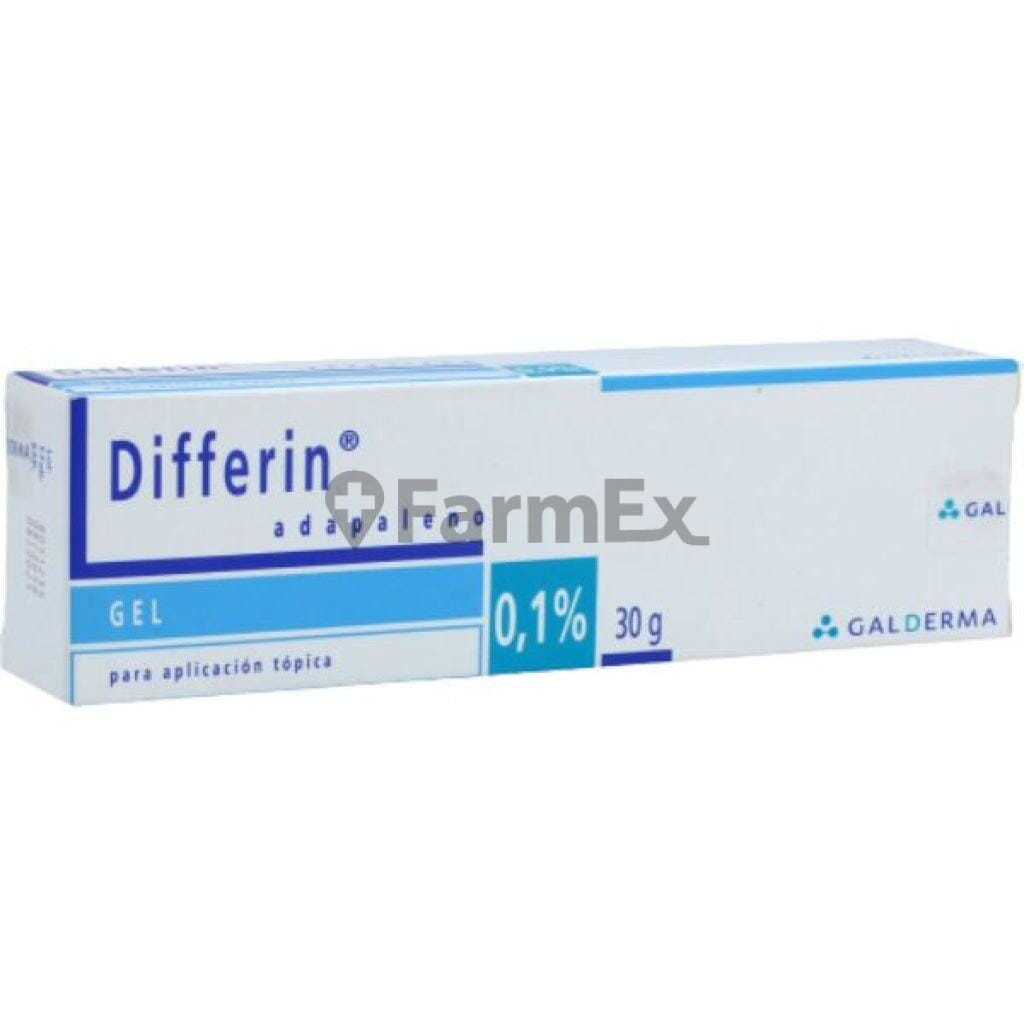 Differin Gel 0,1% x 30 g Farmex-Fonasa-Persistente
